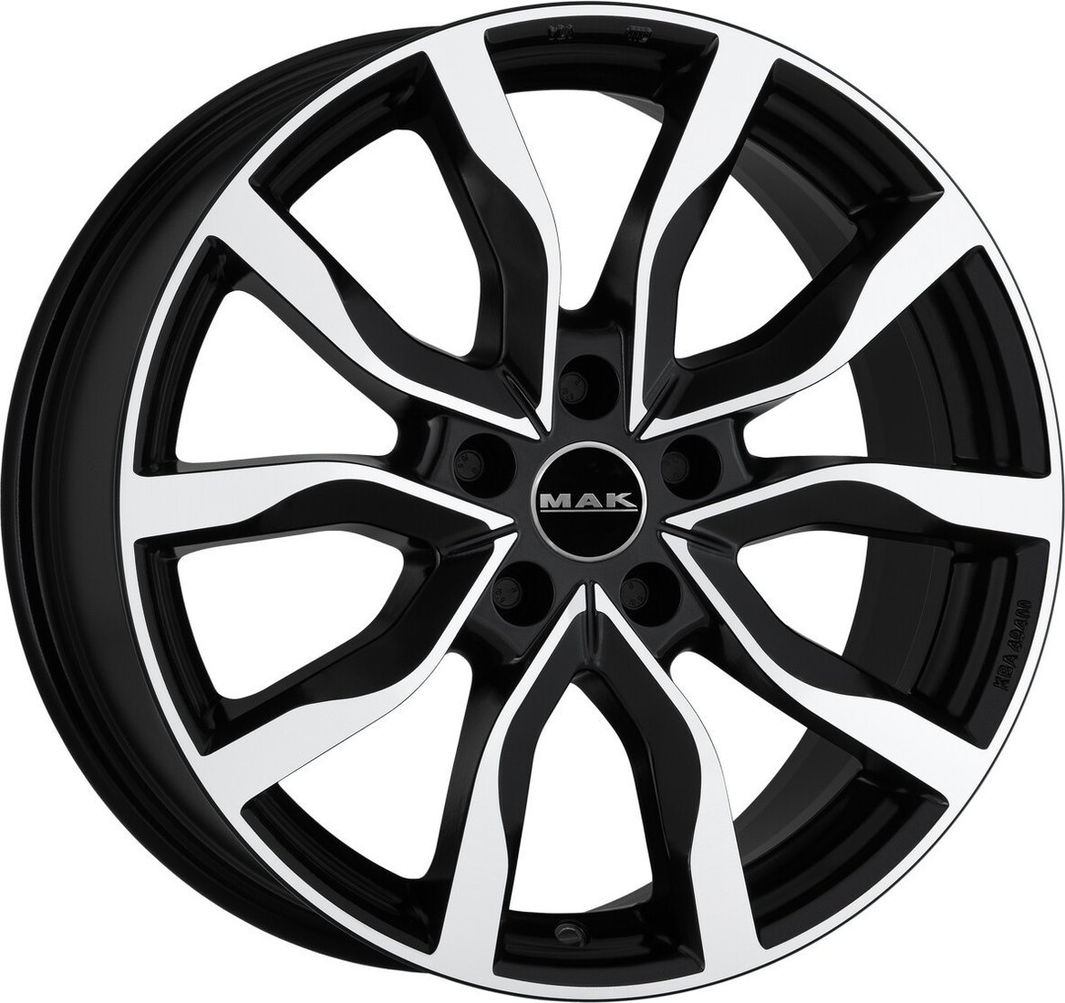 MAK Highlands 20x8.5" 5x127мм DIA 71.6мм ET 50мм Black Mirror