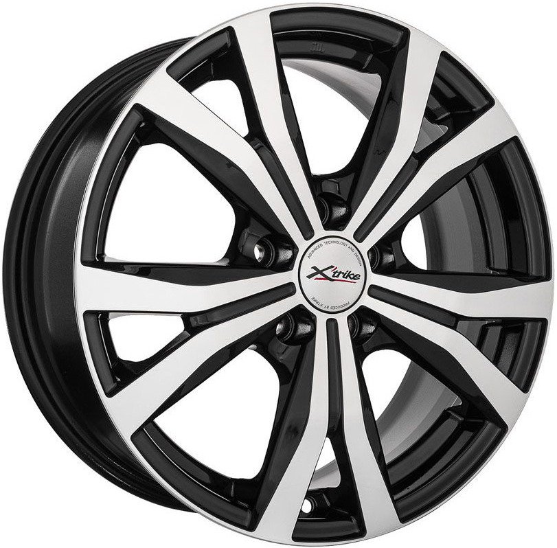 X'trike X-119 16x6.5" 5x114.3мм DIA 67.1мм ET 35мм BK/FP