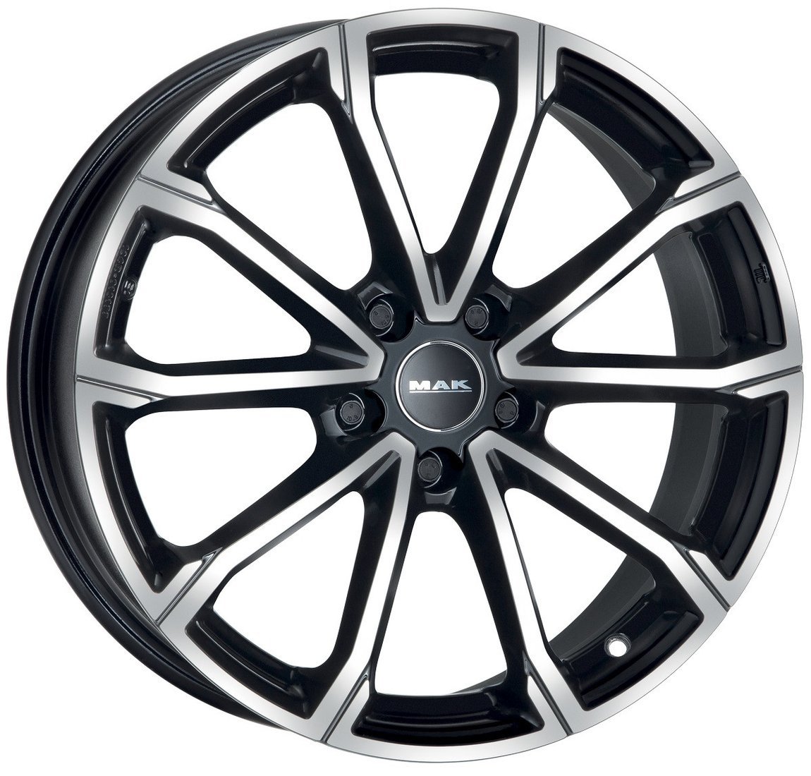 MAK DaVinci 18x7.5" 5x114.3мм DIA 67.1мм ET 51мм Black Mirror