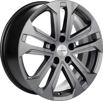 Khomen KHW1803 Haval Dargo 18x7" 5x114.3мм DIA 66.5мм ET 40мм Gray