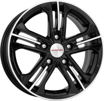 K&K Trinity 15x6" 5x100мм DIA 57.1мм ET 43мм Алмаз черный