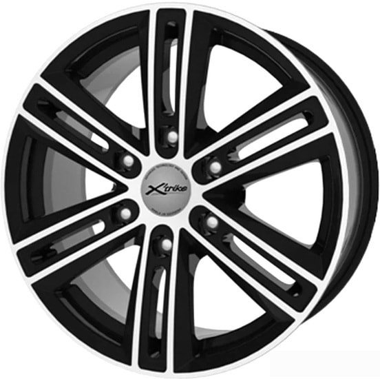 X'trike X-124 17x7.5" 6x139.7мм DIA 67.1мм ET 38мм BK/FP