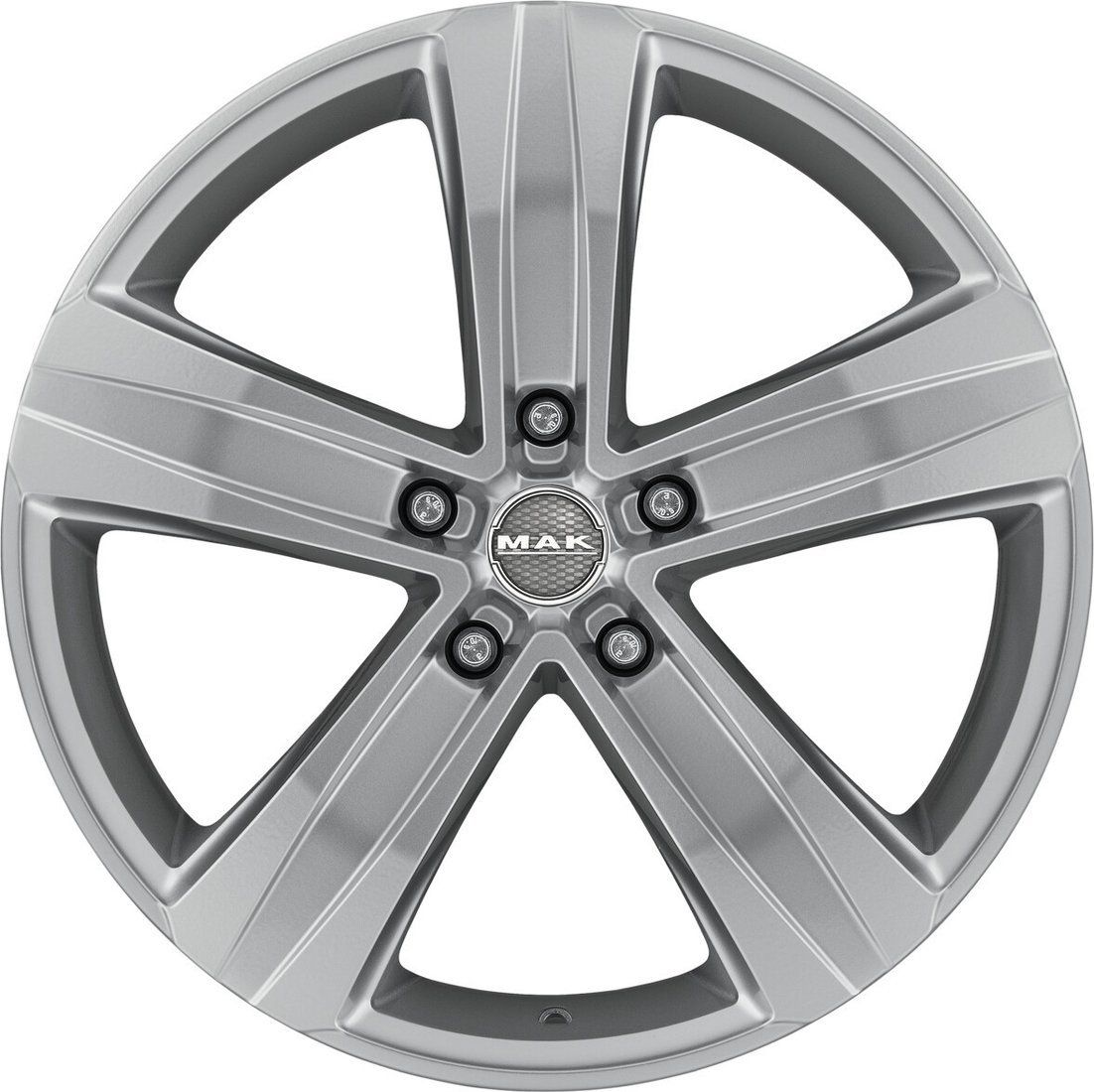 MAK Stone 5 18x7.5" 5x114.3мм DIA 66.1мм ET 38мм Silver