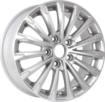 KDW KD1610 16x6.5" 4x100мм DIA 60.1мм ET 50мм Silver Painted