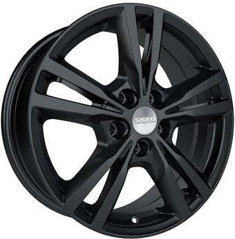 SKAD Мельбурн 17x7" 5x114.3мм DIA 67.1мм ET 50мм Черный бархат