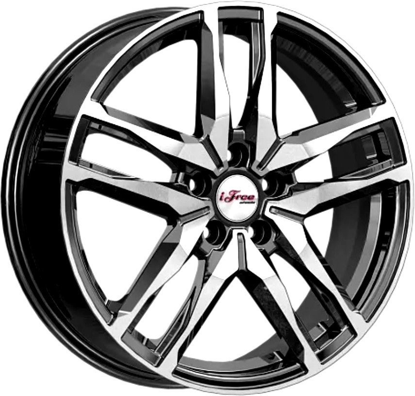iFree Бомбей (КС1075) 18x6.5" 5x108мм DIA 60.1мм ET 52мм Блэк Джек