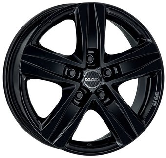 MAK Stone 5 3 15x6.5" 5x160мм DIA 65.1мм ET 58мм Gloss Black