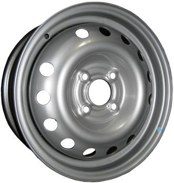 Eurodisk 64C27F 15x6" 4x108мм DIA 65.1мм ET 27мм Silver