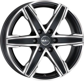 MAK King 6 16x6.5" 6x139.7мм DIA 112мм ET 10мм Ice Black