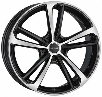 MAK Nurburg 21x8.5" 5x112мм DIA 66.45мм ET 43мм Black Mirror