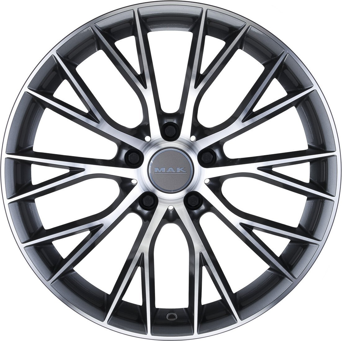 MAK Munchen 20x8.5" 5x120мм DIA 72.6мм ET 38мм Gun Met-Mirror Face