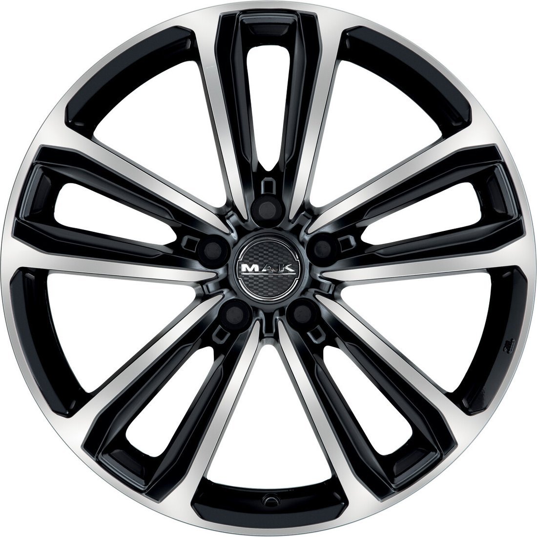 MAK Magma 18x8" 5x114.3мм DIA 76мм ET 40мм Black Mirror