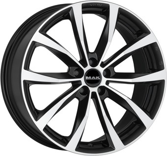 MAK Wolf 18x8" 5x108мм DIA 72мм ET 45мм Black Mirror