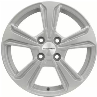 Khomen KHW1502 Solaris 15x6" 4x100мм DIA 54.1мм ET 48мм F Silver