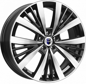 K&K Марвел 19x7.5" 5x108мм DIA 63.35мм ET 50мм Алмаз черный