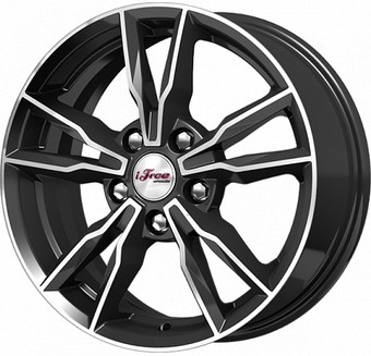 iFree Икигай (КС865) 16x6.5" 5x100мм DIA 67.1мм ET 35мм Блэк Джек