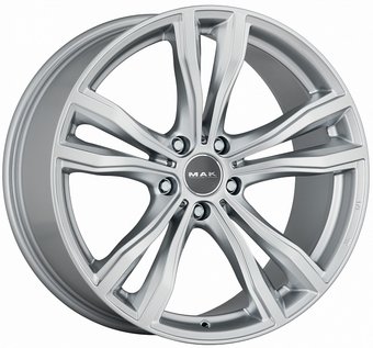 MAK X-Mode 19x9" 5x120мм DIA 74.1мм ET 18мм Silver