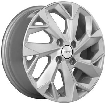 Khomen KHW1402 Solaris/Rio 14x5.5" 4x100мм DIA 67.1мм ET 43мм (F Silver)