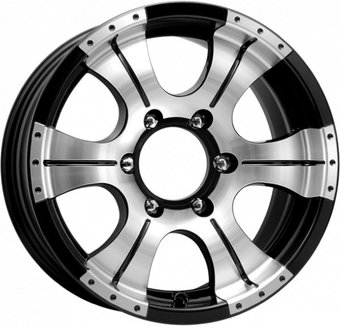 K&K Байконур 15x7" 6x139.7мм DIA 110.1мм ET 20мм Алмаз черный