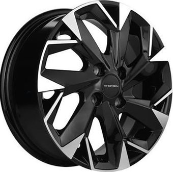Khomen KHW1402 Corolla/X-Ray/Logan 14x5.5" 4x100мм DIA 60.1мм ET 43мм (Black)