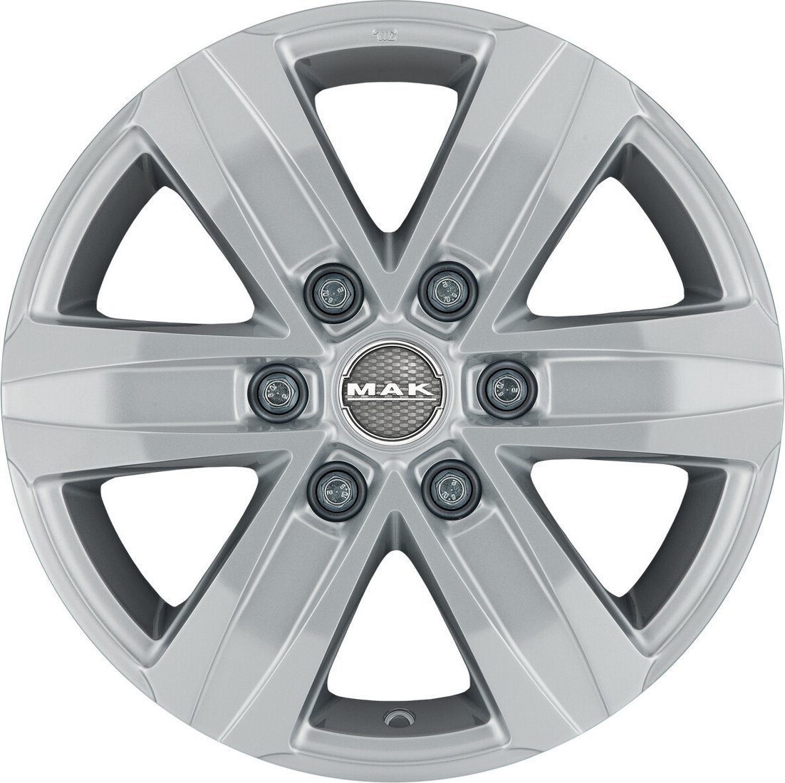 MAK Stone 6 16x6.5" 6x130мм DIA 84.1мм ET 54мм Silver