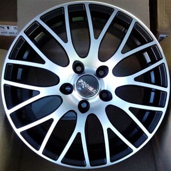 Proma GT 18x7.5" 5x114.3мм DIA 67.1мм ET 45мм Алмаз матовый/Черный матовый