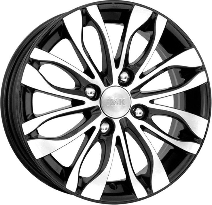 K&K Kanzashi (KC628) 14x5.5" 4x108мм DIA 65.1мм ET 16мм Алмаз черный