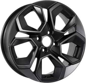 KDW KD1620 16x6.5" 5x112мм DIA 57.1мм ET 45мм Matt Black Painted