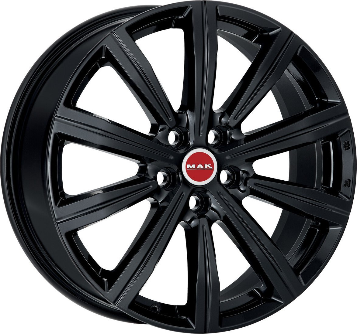 MAK Birmingham 19x8" 5x108мм DIA 63.4мм ET 45мм Gloss Black