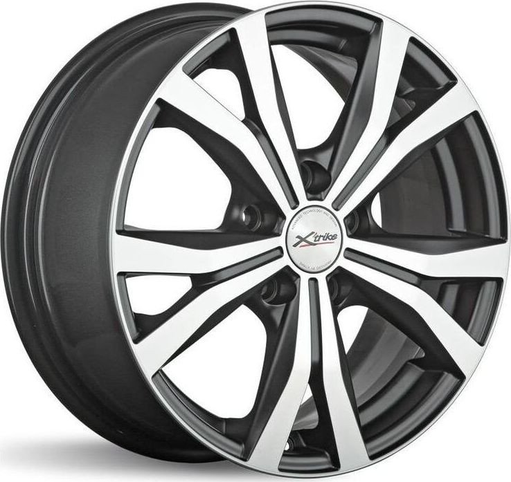 X'trike X-119 16x6.5" 5x114.3мм DIA 67.1мм ET 45мм BKM/FP