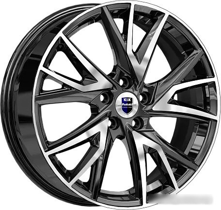 K&K КС1054 18x6.5" 5x108мм DIA 65.1мм ET 43мм Алмаз черный