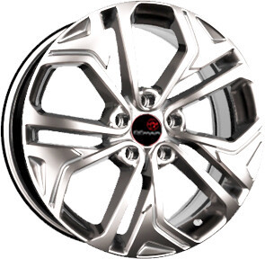 Vector R205 (18_Hyundai SantaFe) 18x7.5" 5x114.3мм DIA 67.1мм ET 49.5мм Сильвер S