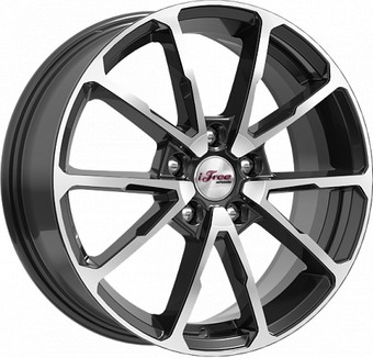 iFree Skibidi (КС909) 17x6.5" 5x114.3мм DIA 67.1мм ET 49мм Блэк Джек
