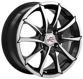 X'trike R035 15x6" 4x100мм DIA 60.1мм ET 50мм BK/FP