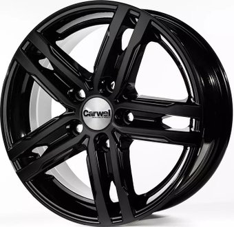 Carwel Волга 178 15x6" 5x114.3мм DIA 67.1мм ET 39мм BK