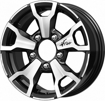 iFree Тайган (КС872) 16x6" 5x139.7мм DIA 98.1мм ET 40мм Блэк Джек