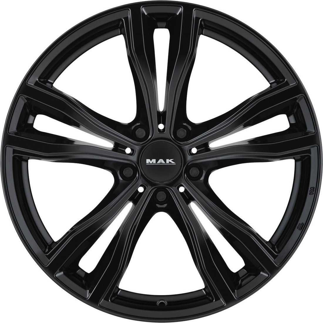 MAK X-Mode 21x10.5" 5x112мм DIA 66.6мм ET 43мм Gloss Black