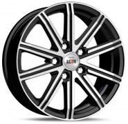 Alcasta M64 16x6.5" 5x114.3мм DIA 60.1мм ET 39мм Black