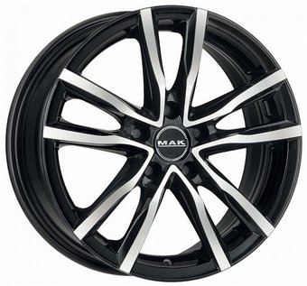 MAK Milano 18x8" 5x112мм DIA 57.1мм ET 50мм Black Mirror