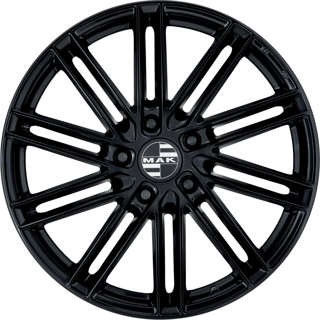 MAK Leipzig-D 20x10.5" 5x112мм DIA 66.45мм ET 19мм Gloss Black