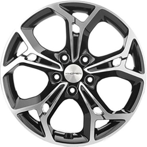 Khomen KHW1702 Sportage 17x7" 5x114.3мм DIA 67.1мм ET 48.5мм Black FP