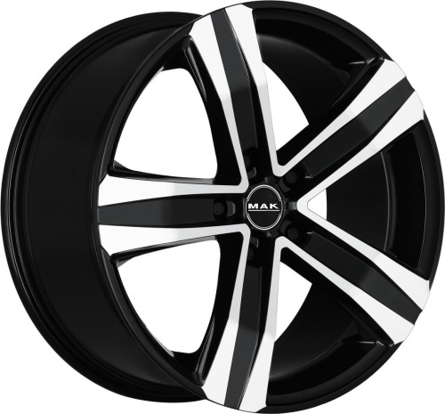 MAK Stone 5 16x6.5" 5x118мм DIA 71.1мм ET 65мм Black Mirror