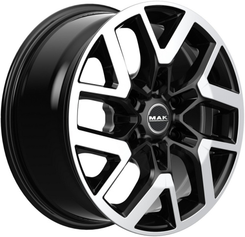 MAK Gravel 16x6.5" 6x120мм DIA 74.5мм ET 50мм Black Mirror