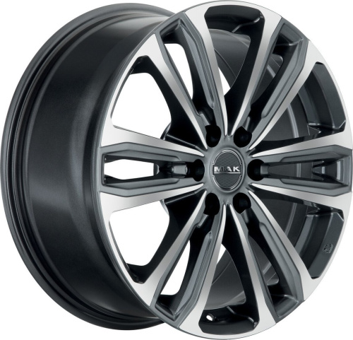 MAK Safari 6 18x8" 6x114.3мм DIA 66.1мм ET 30мм Gun Met-Mirror Face
