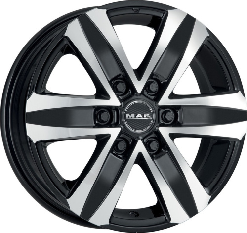 MAK Stone 6 20x8.5" 6x139.7мм DIA 67.1мм ET 38мм Black Mirror