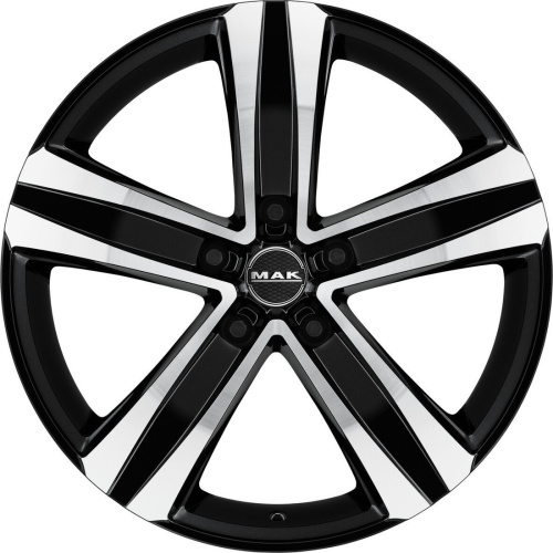 MAK Stone 5 16x6.5" 5x118мм DIA 71.1мм ET 65мм Black Mirror