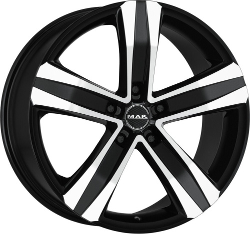 MAK Stone 5 16x6.5" 5x118мм DIA 71.1мм ET 65мм Black Mirror