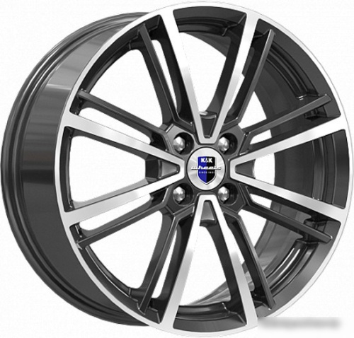 K&K Эрфурт 17x7" 4x100мм DIA 60.1мм ET 43мм Алмаз черный