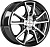 X'trike X-104 14x6" 4x114.3мм DIA 67.1мм ET 38мм BK/FP