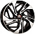Vector R206 (A 17_Kia Sportage) 17x7" 5x114.3мм DIA 67.1мм ET 48/5мм Алмаз черный